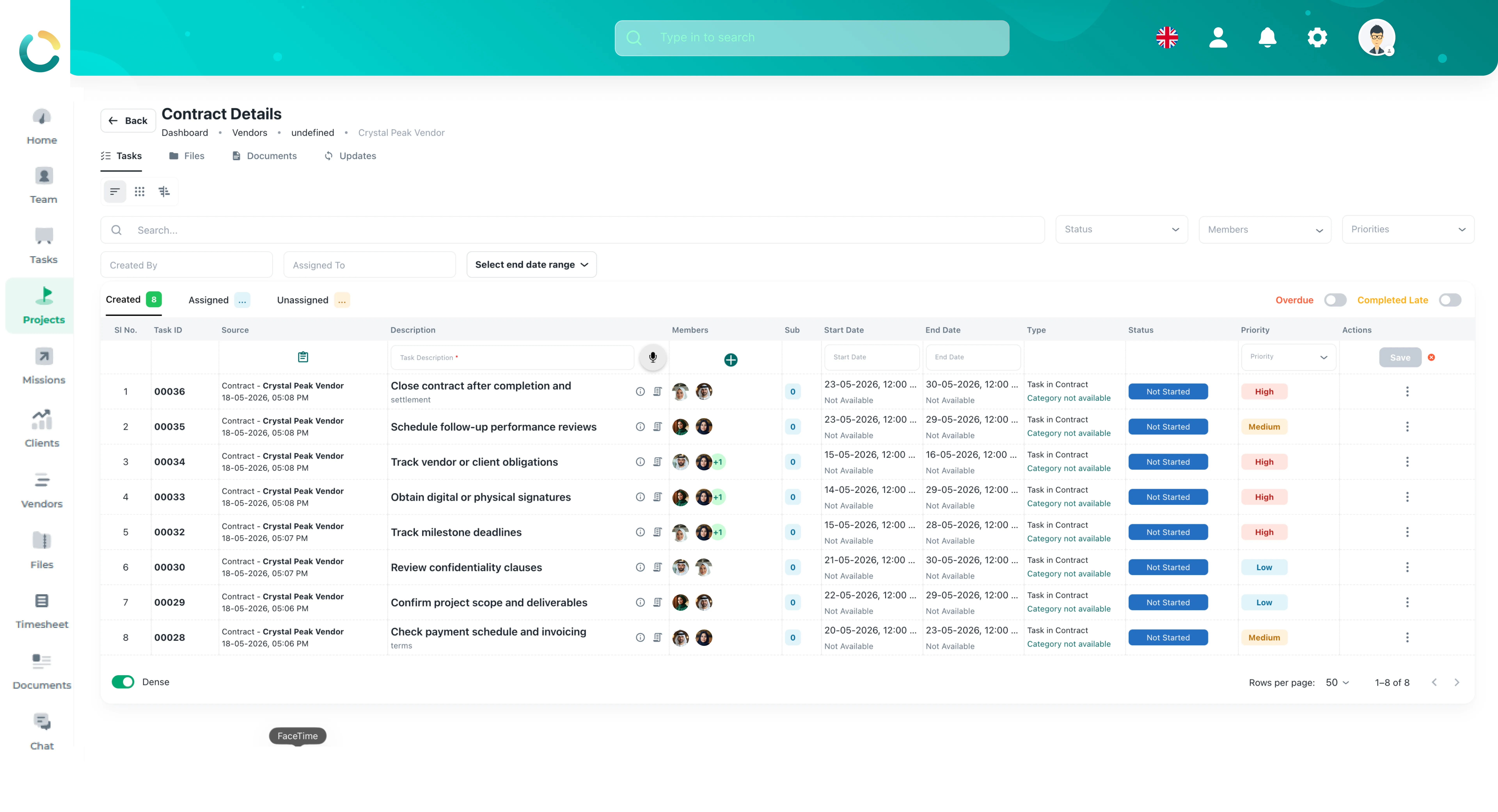 NOVOLOGS Vendor Contract Management